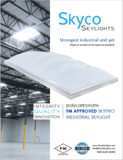 FM Approved Industrial Skylight - Info Sheet