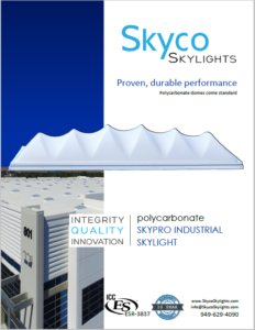 ICC-Listed Skypro Industrial Skylight